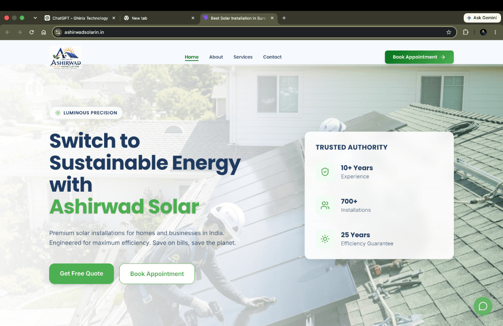 Ashirwad Solar — Sustainable Energy Solutions